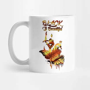 Gold Dancing Beauty - Black Is Beautiful Mug